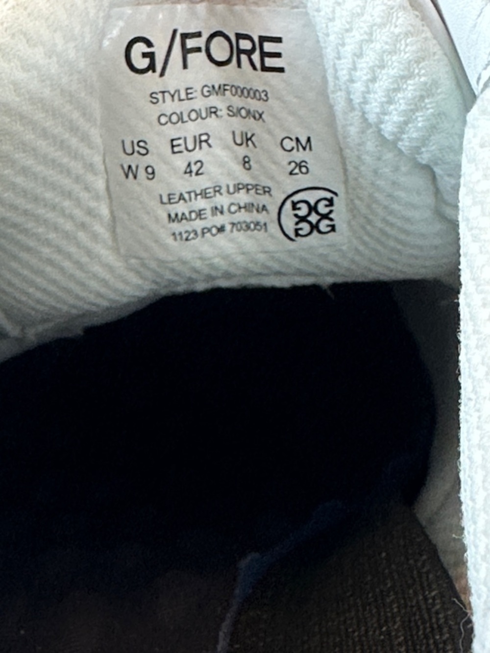 G/FORE White Embossed Skull Athletic Dress Shoes !!!read remarks!!! - Picture 8 of 8